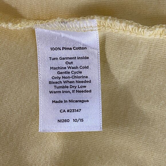 Talbots Pima Cotton Three Quarter Sleeve Bateau Neck Tee Women's Plus Size 3X - Picture 4 of 6